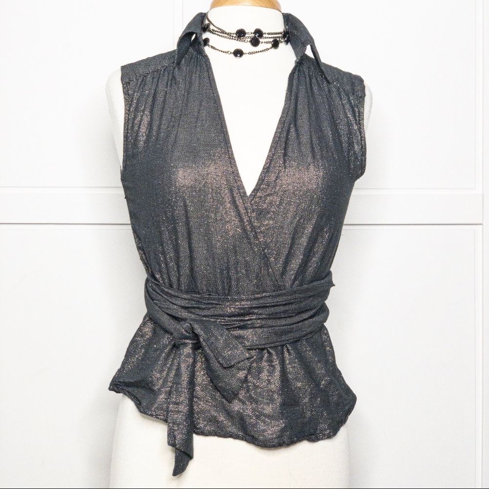 Rampage | Black Metallic Top